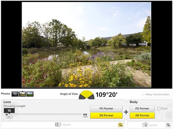 Nikkor Lenses Simulator