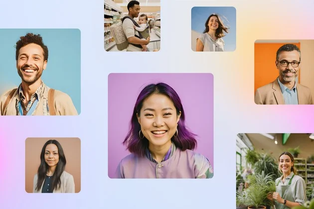 feature AI Face Generator promo showcase 02