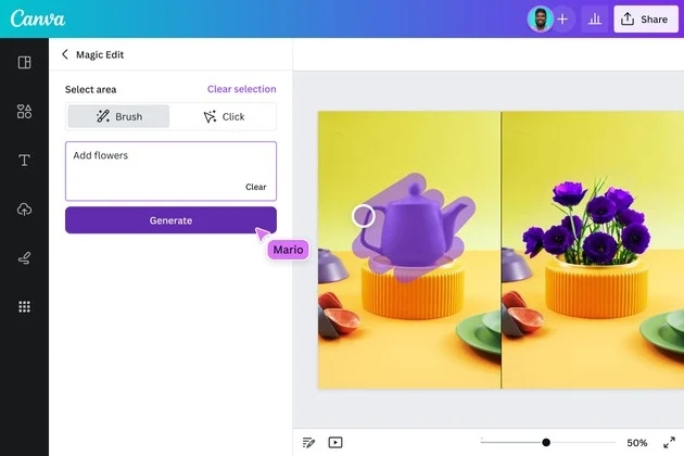 feature ai photo editor promo