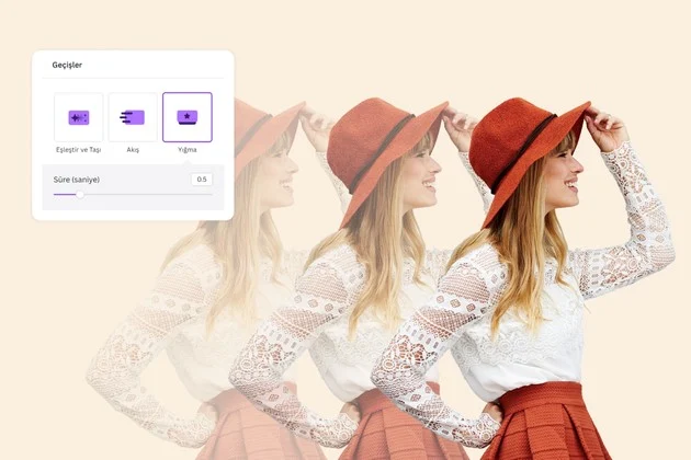 video gecis efekti ekleme Canva