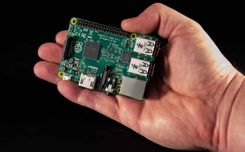 Raspberry Pi 2 hand