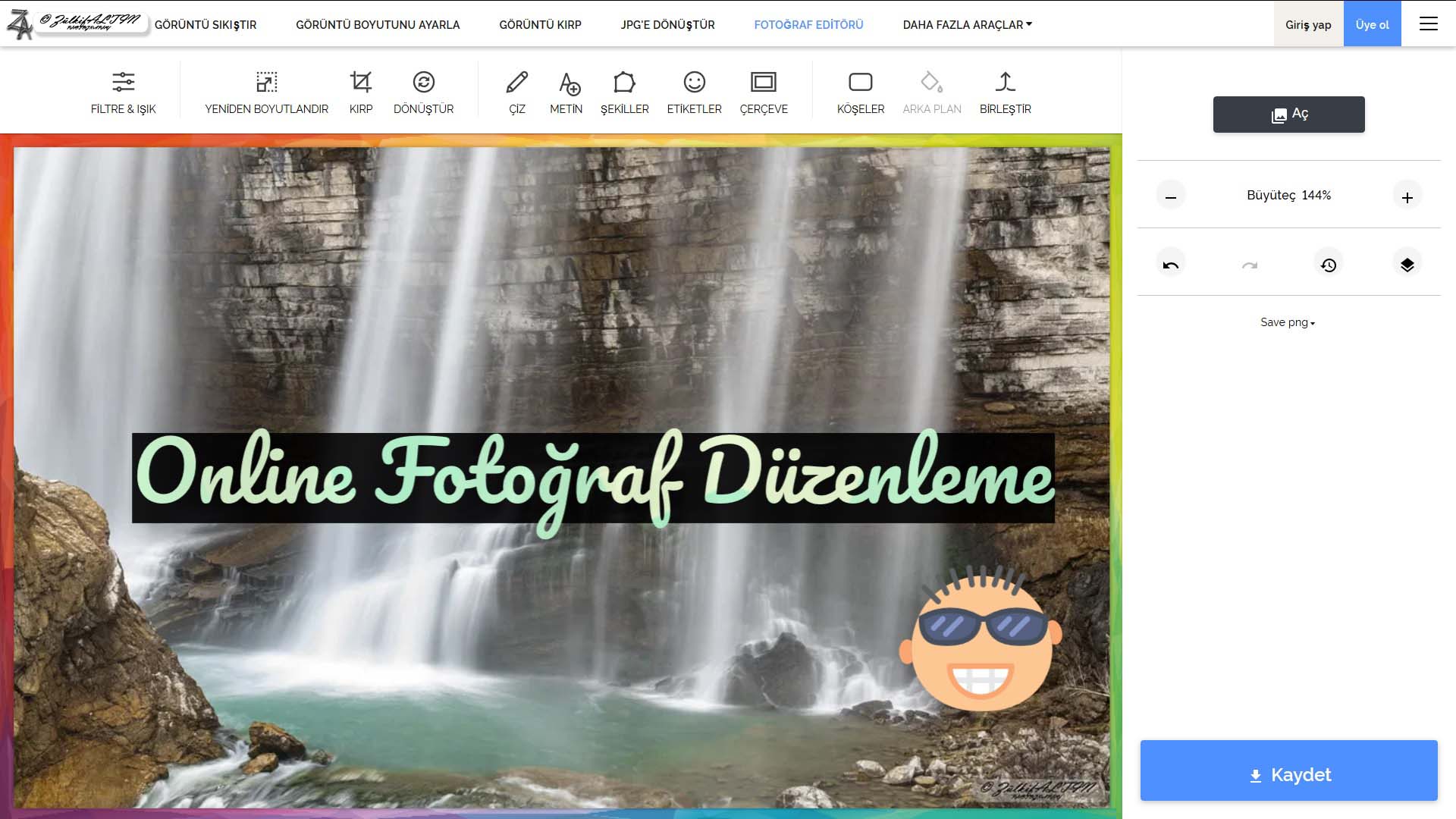 Online Fotoğraf Düzenleme