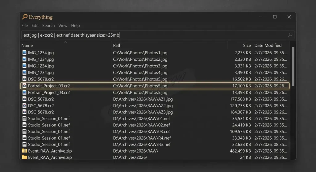 Windows İçin En Hızlı Dosya Arama Programı: Everything 2 Everything 02