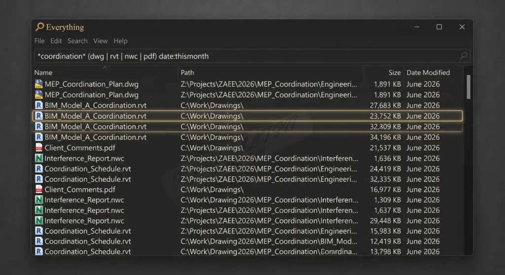 Windows İçin En Hızlı Dosya Arama Programı: Everything 3 Everything 03